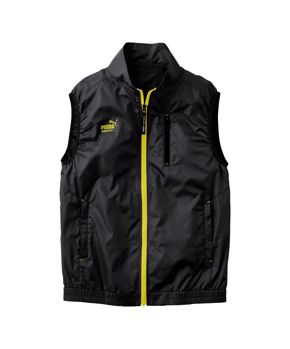 プーマ 空調服 エアツイストベストAT-8012N ブラック Lサイズ 作業ウェア PUMA エアツイスト ファン 装着用 ベスト AT-8012N