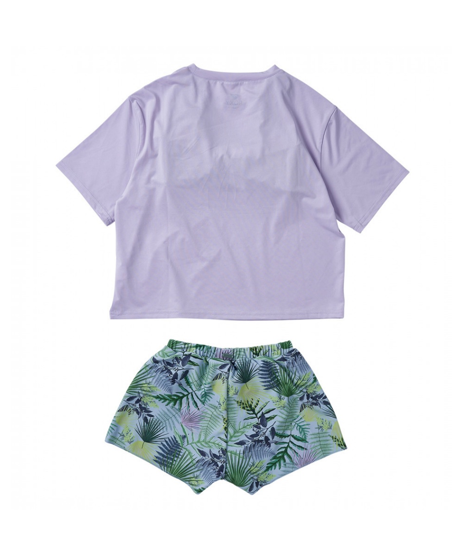 ロキシー(ROXY) 水着 タンキニ 女の子 キッズ MINI SIMPLY BOTANICAL ラッシュTシャツ付き 水着 3点セット TSW241102 【国内正規品】