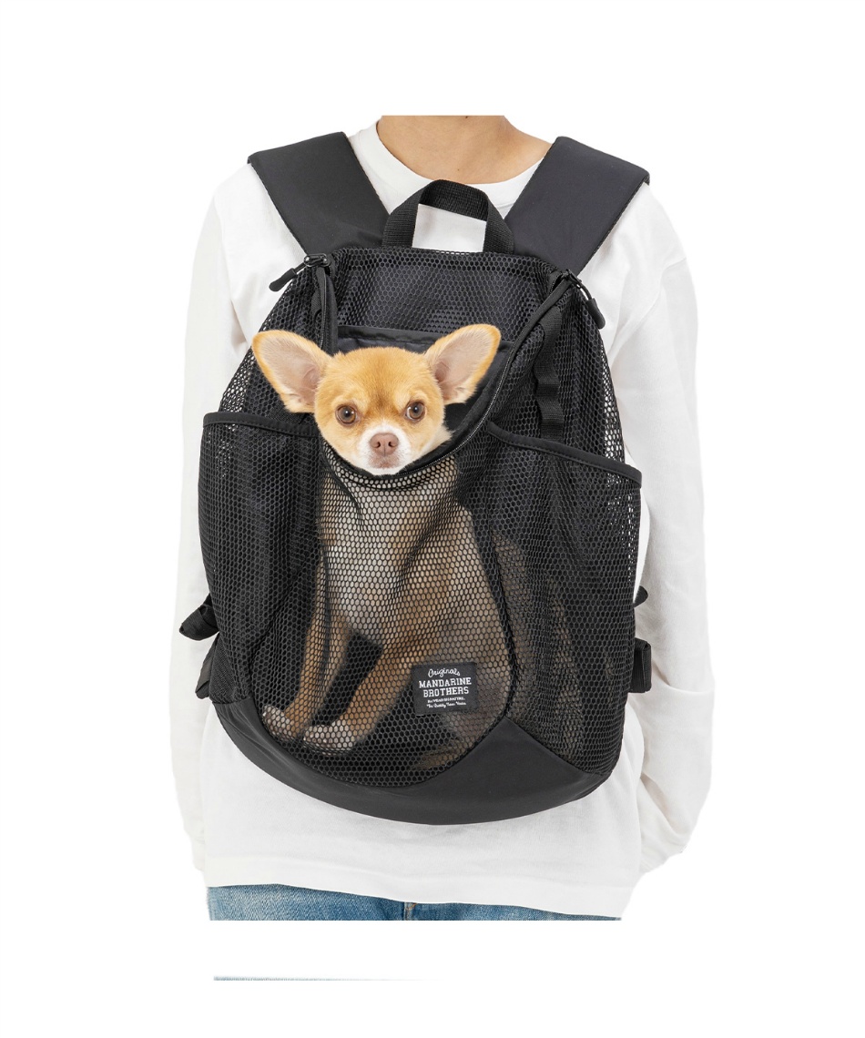 キャリーバッグ・スリング WINSTON MESH HUG BAG GRAY 犬 猫 WINSTON MESH HUG BAG / ウィンストンメッシュハグバッグ