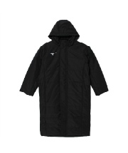 ミズノベンチコート　M ミズノ(MIZUNO) ベンチコート 中綿 ロングコート JR P2MEB900