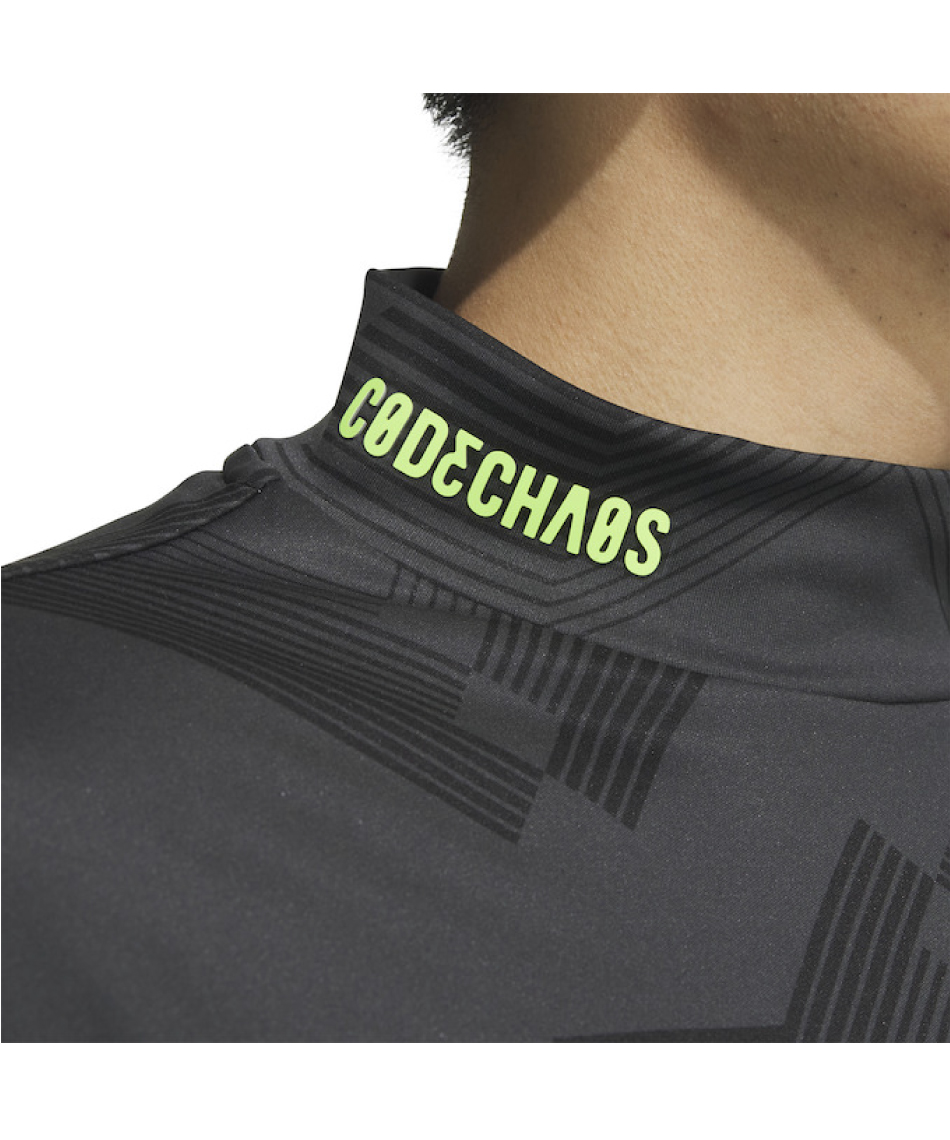 ゴルフウェア 長袖シャツ コードカオスモックネック長袖シャツ KSL86