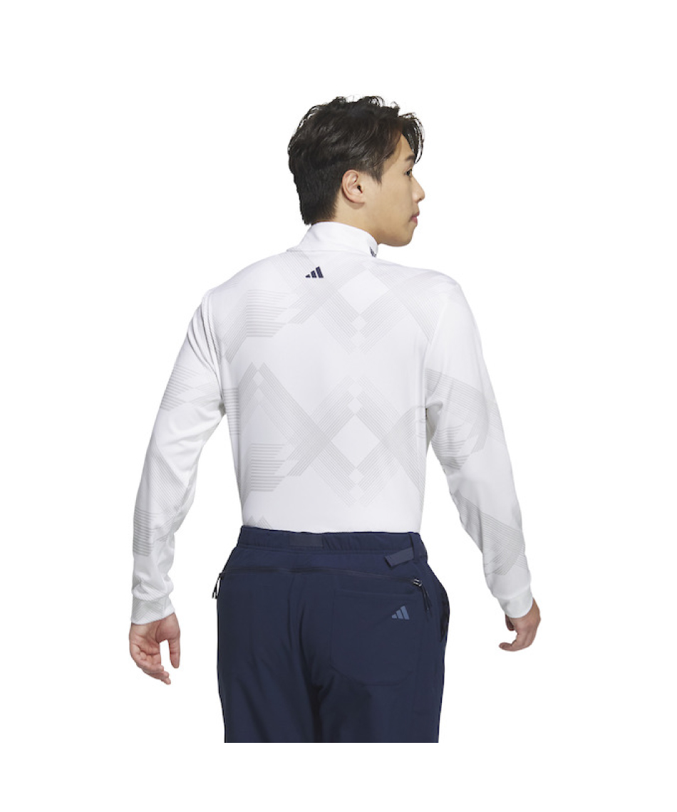 ゴルフウェア 長袖シャツ コードカオスモックネック長袖シャツ KSL86