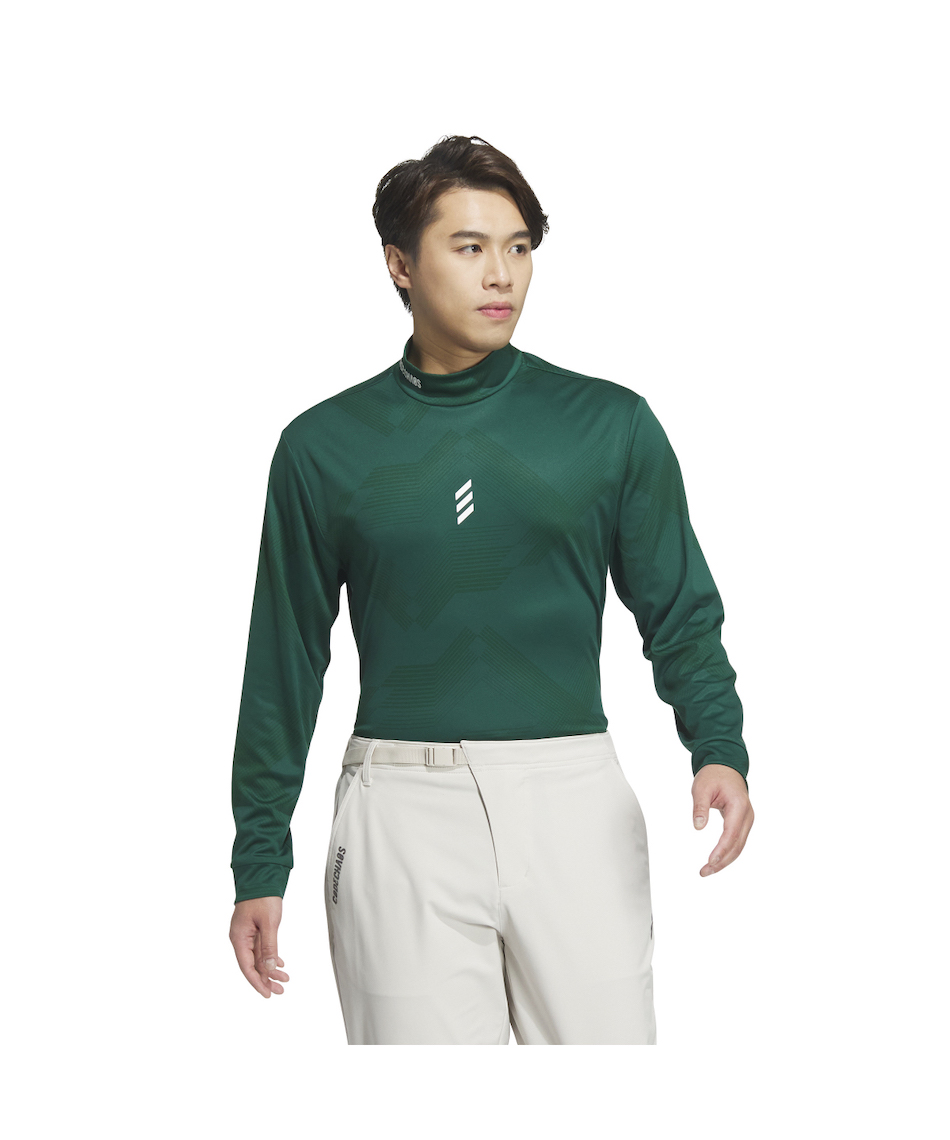 ゴルフウェア 長袖シャツ コードカオスモックネック長袖シャツ KSL86