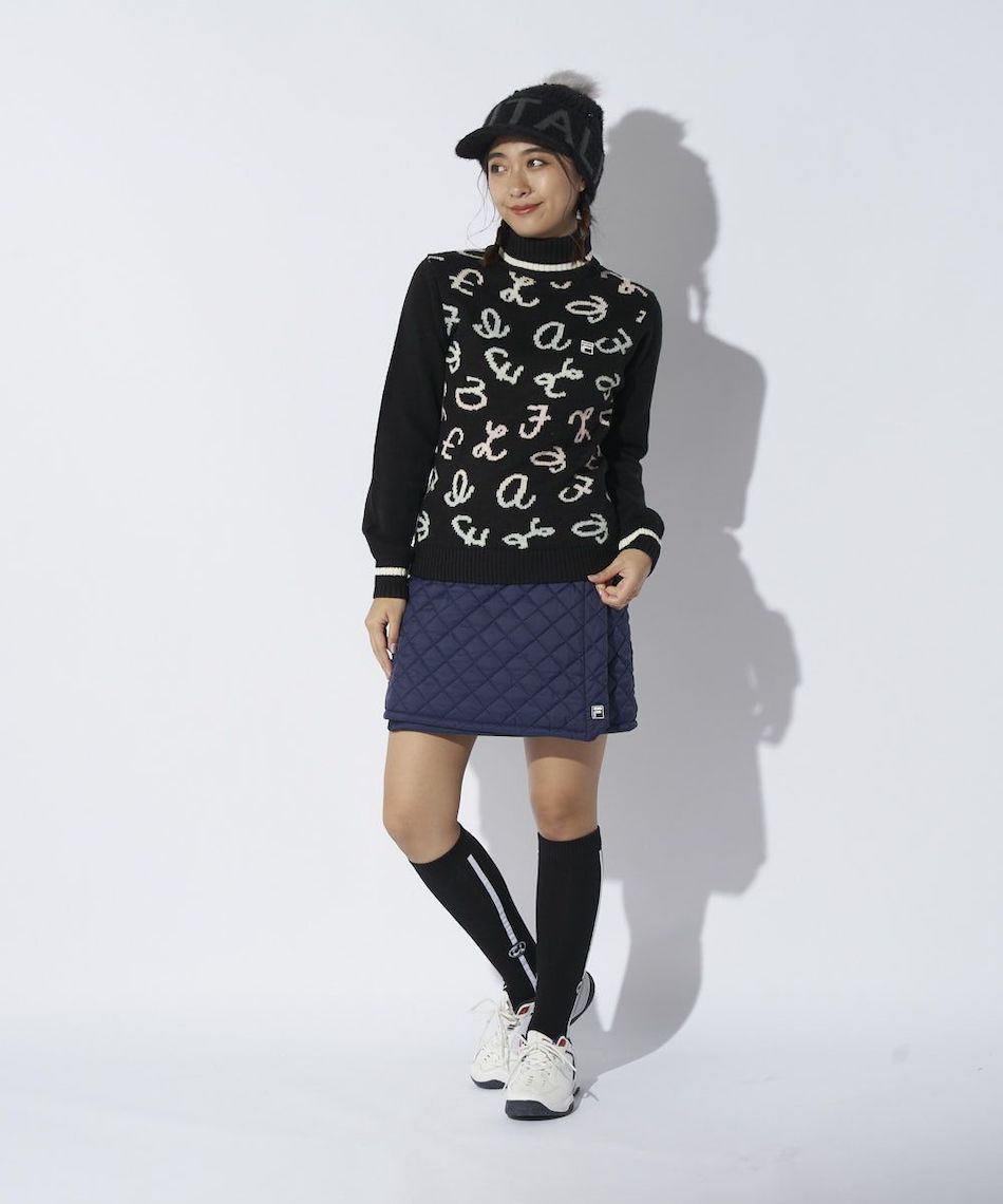 フィラ　ラップスカートM　リバーシブル　防寒 ゴルフウェア スカート ラップスカート 撥水加工 794-952 【2024年秋冬