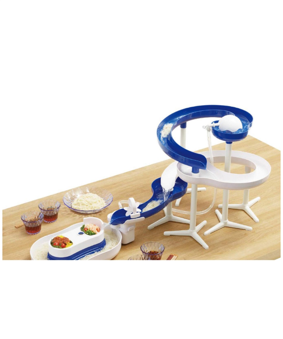 そうめんスライダー 流麺 スライダーそうめん流し器(ミントブルー) D-6668