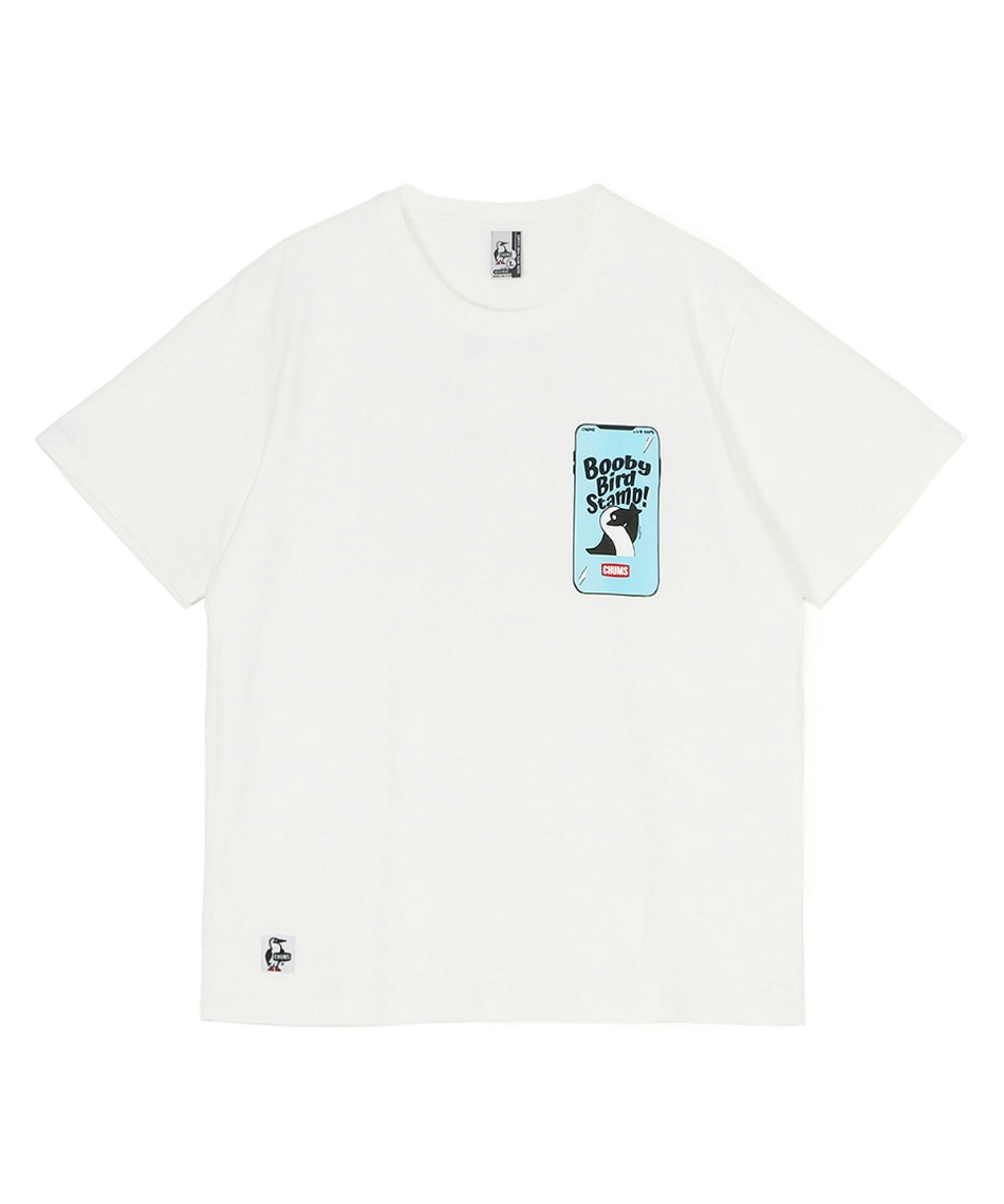 �l���|�C���g720pt �`�����X(CHUMS) T�V���c ���� �u�[�r�[�o�[�h�X�^���vT�V���c Booby Bird Stamp T-Shirt CH11-2560 ���f�B�[�X White WL