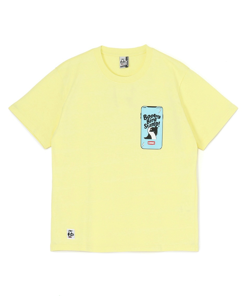 �l���|�C���g720pt �`�����X(CHUMS) T�V���c ���� �u�[�r�[�o�[�h�X�^���vT�V���c Booby Bird Stamp T-Shirt CH11-2560 ���f�B�[�X Lemon WL