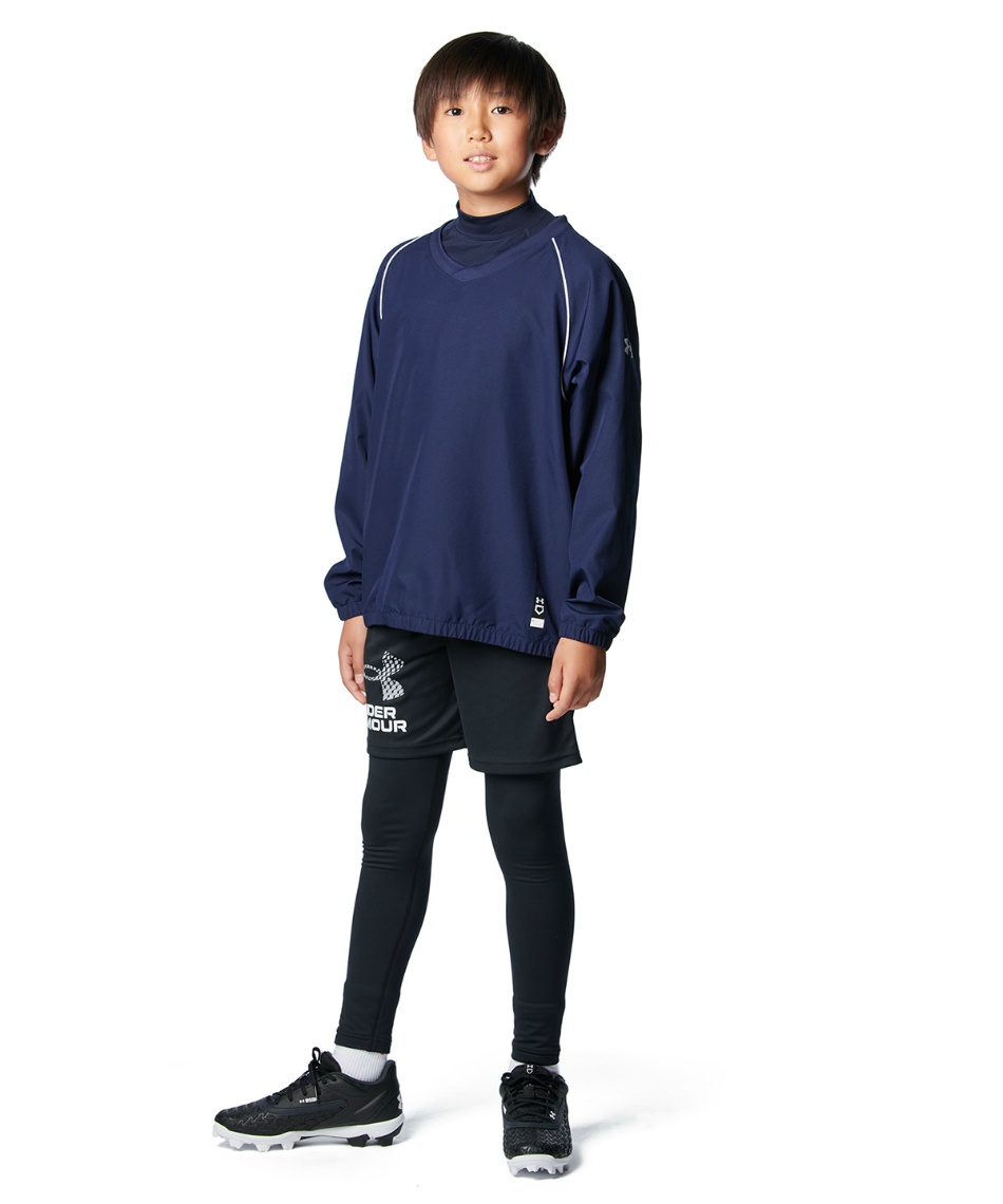野球 ウインドブレーカージャケットUA V NECK JACKET YOUTH1388146-410 野球 ウインドブレーカージャケットUA V NECK JACKET YOUTH1388146-410