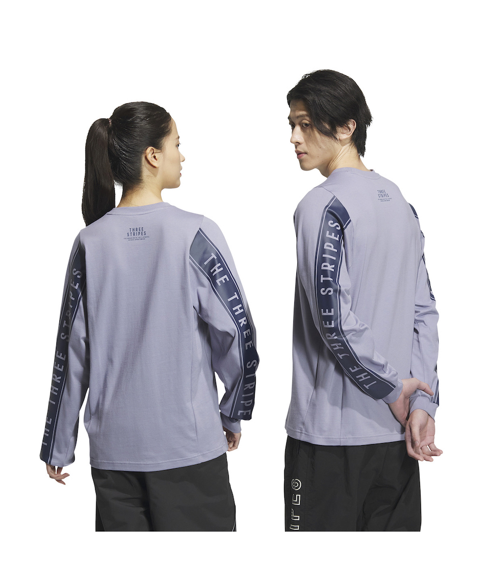 Tシャツ 長袖ワーディングパック ルーズフィット シングル