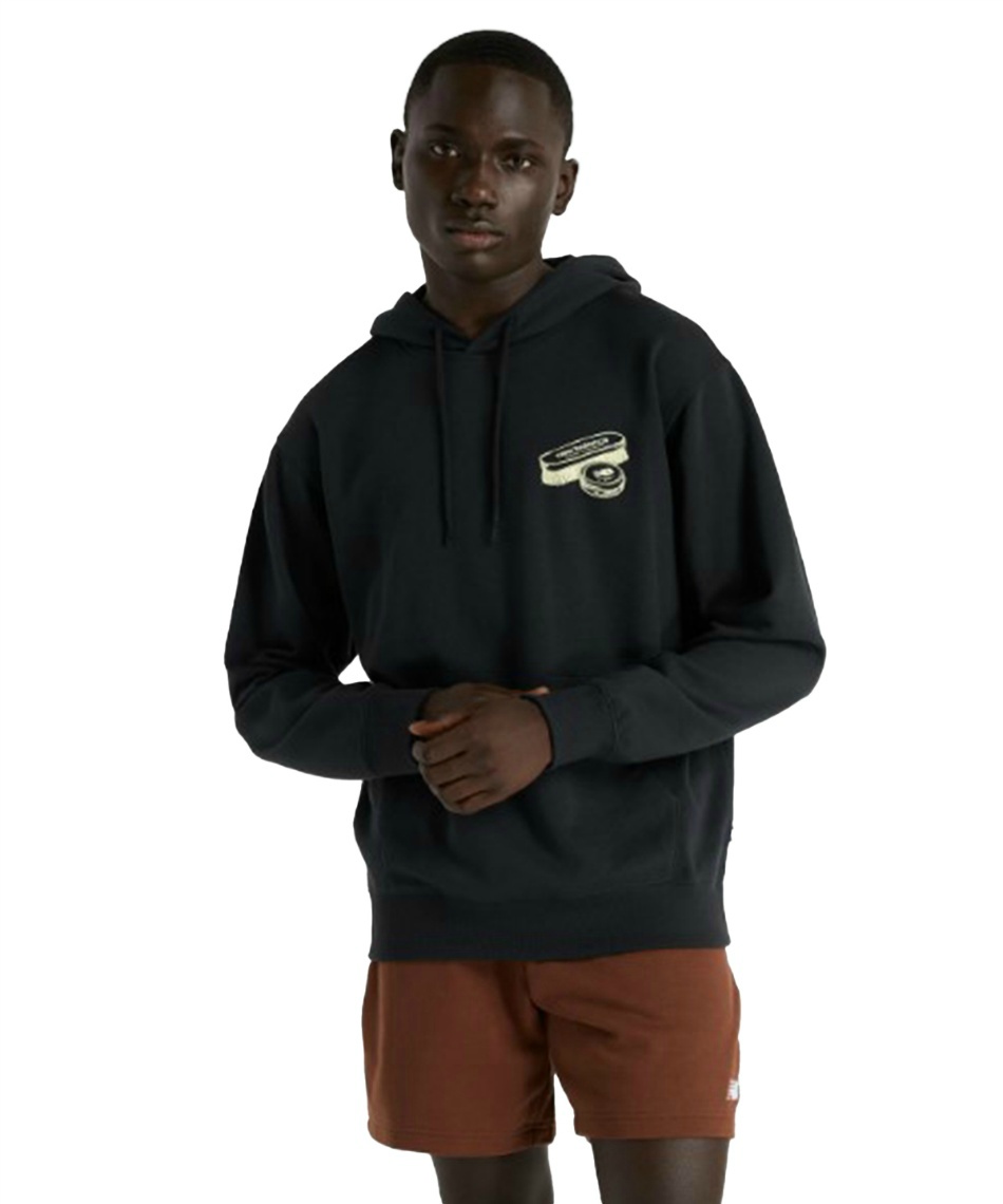 スウェットパーカー リラックスド シャイン スウェットフーディ