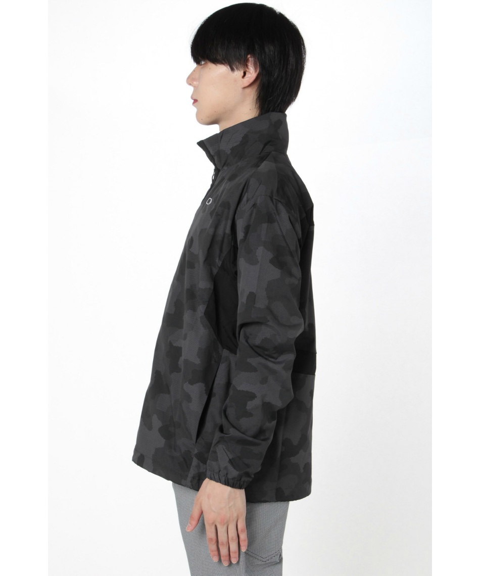 オークリー ゴルフ 防風２ＷＡＹジャケット【カモ/L】美品！ ゴルフウェア ブルゾン イントリケイトカモジャケット FOA406911