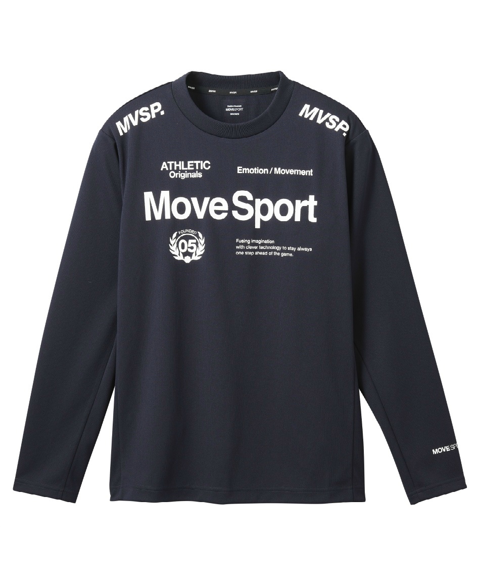 move sports上下(長袖) スポーツウェア 長袖 オーセンティックロゴ 長袖シャツ