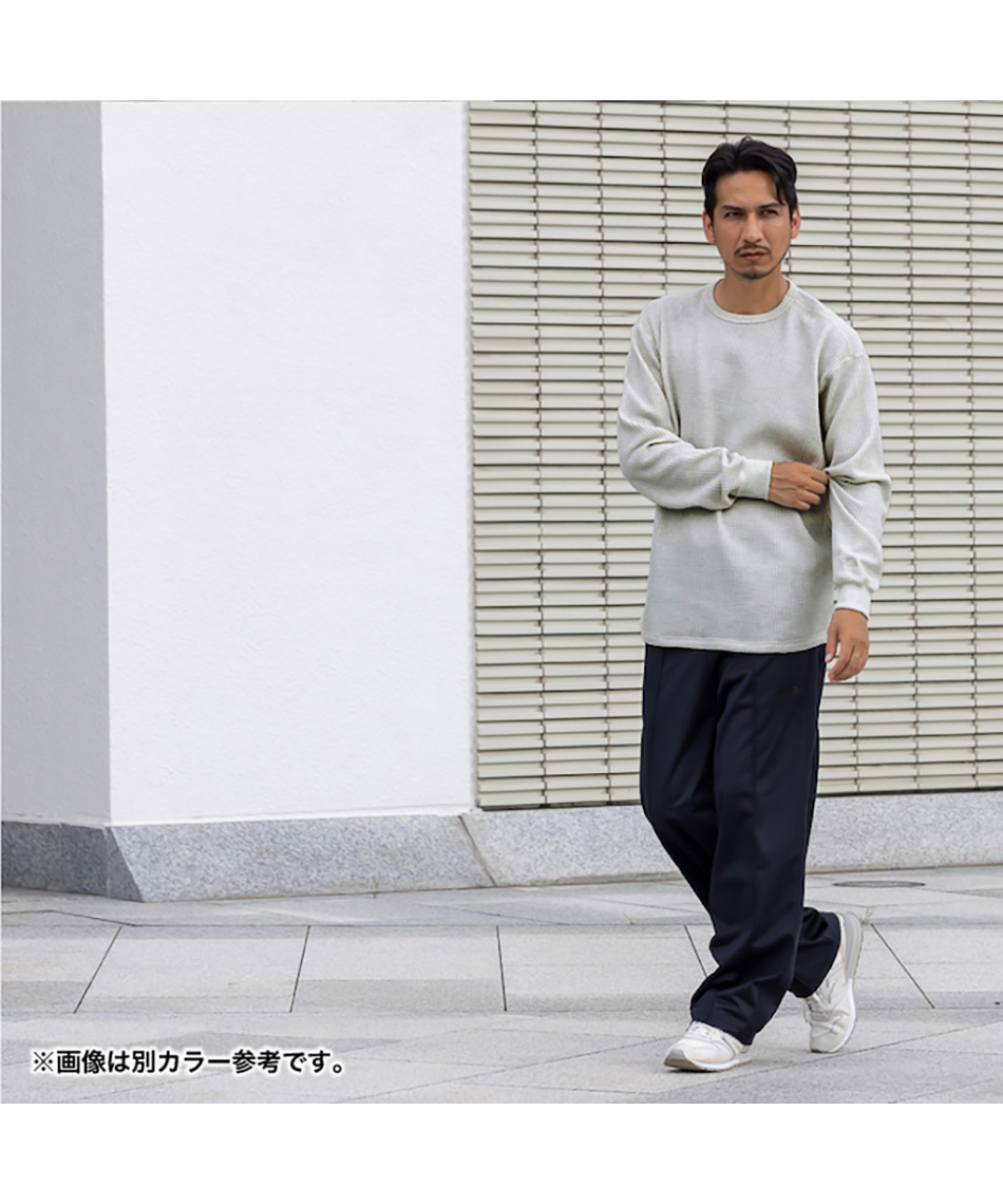 Tシャツ 長袖 ロングスリーブウォームワッフルクルー NT62436 Z 【国内