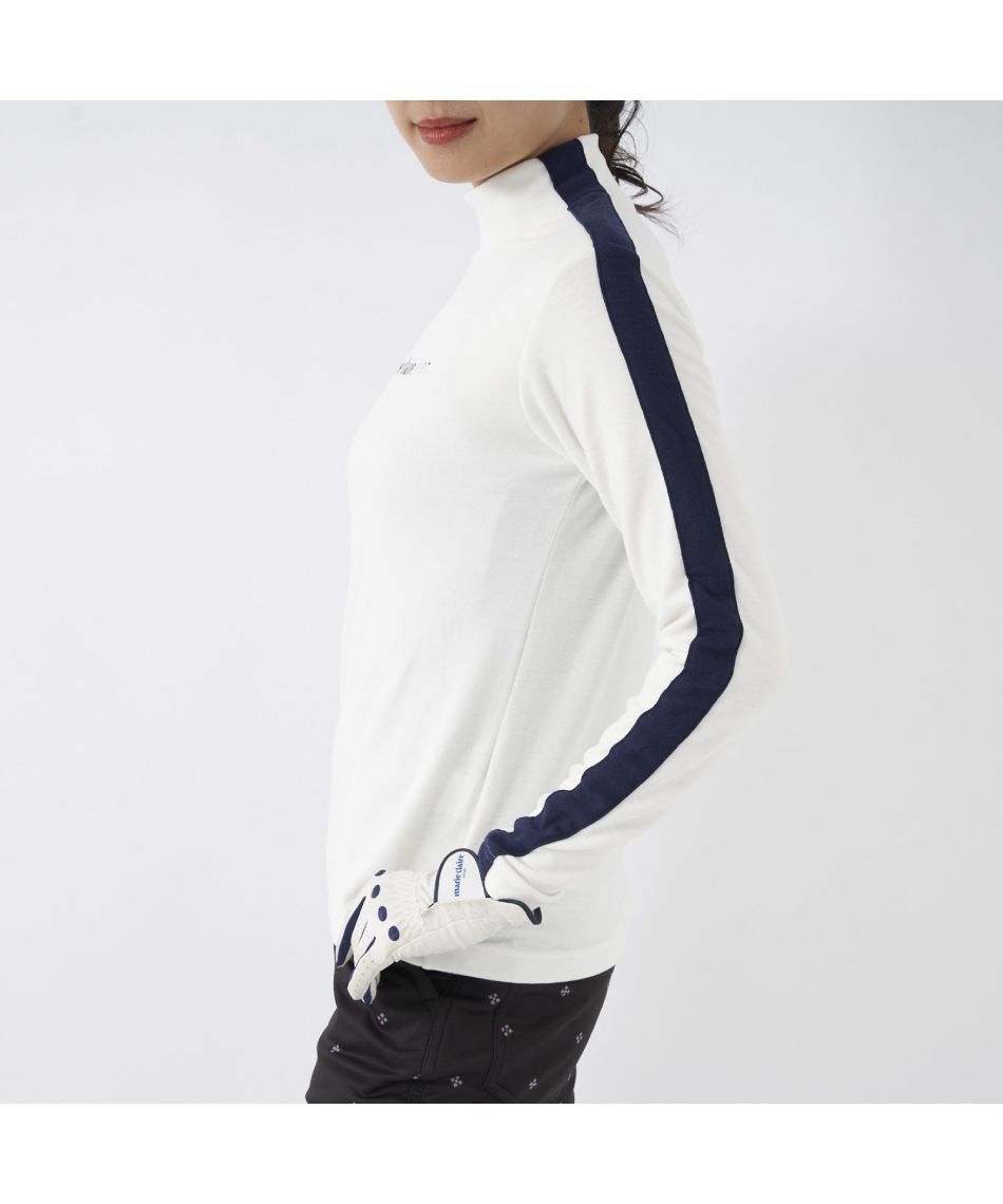 ゴルフウェア 長袖シャツ 蓄熱ロゴモックネック長袖シャツ 733531