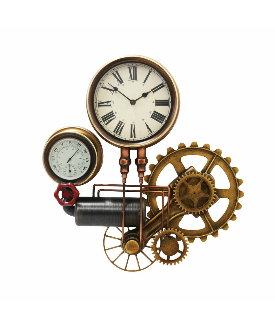 l|Cg134pt yzr[V[G(bcl) y[J[z Steampunk WALL CLOCKyzzd White
