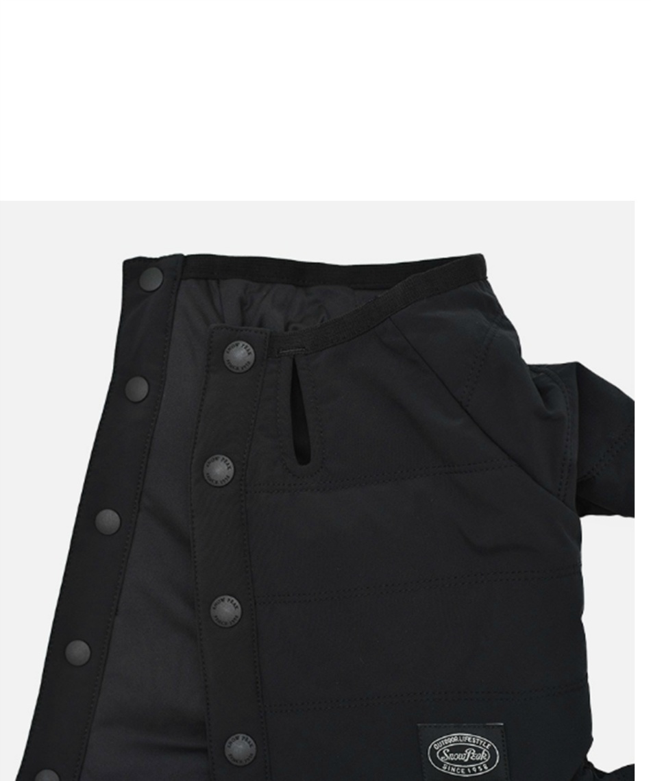 スノーピーク(snow peak) ドッグウェア SP Dog Flexible Insulated Jacket BK DS-24AU001 BK 5