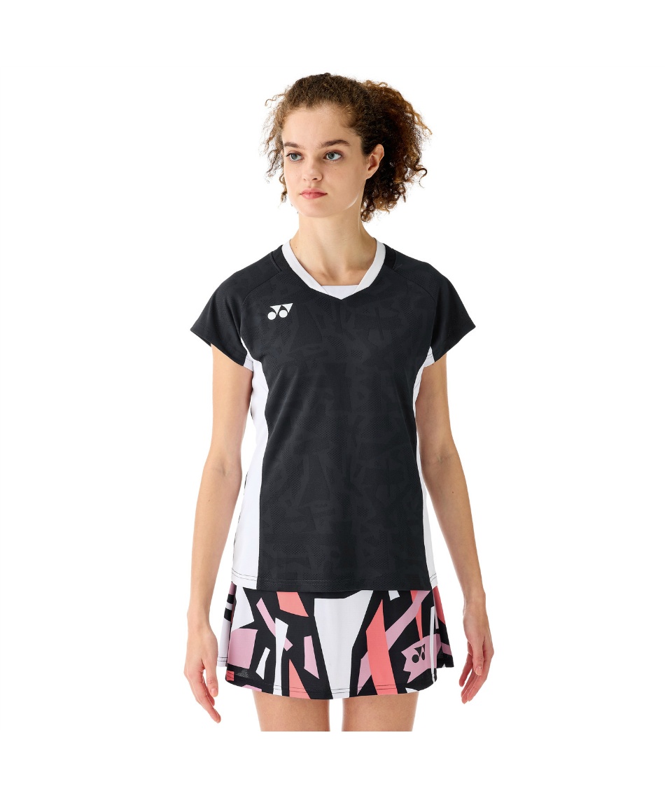 YONEX バドミントンウェア JP L ホワイト/ブラック 楽天市場】ヨネックス レディース ウィメンズゲームシャツ