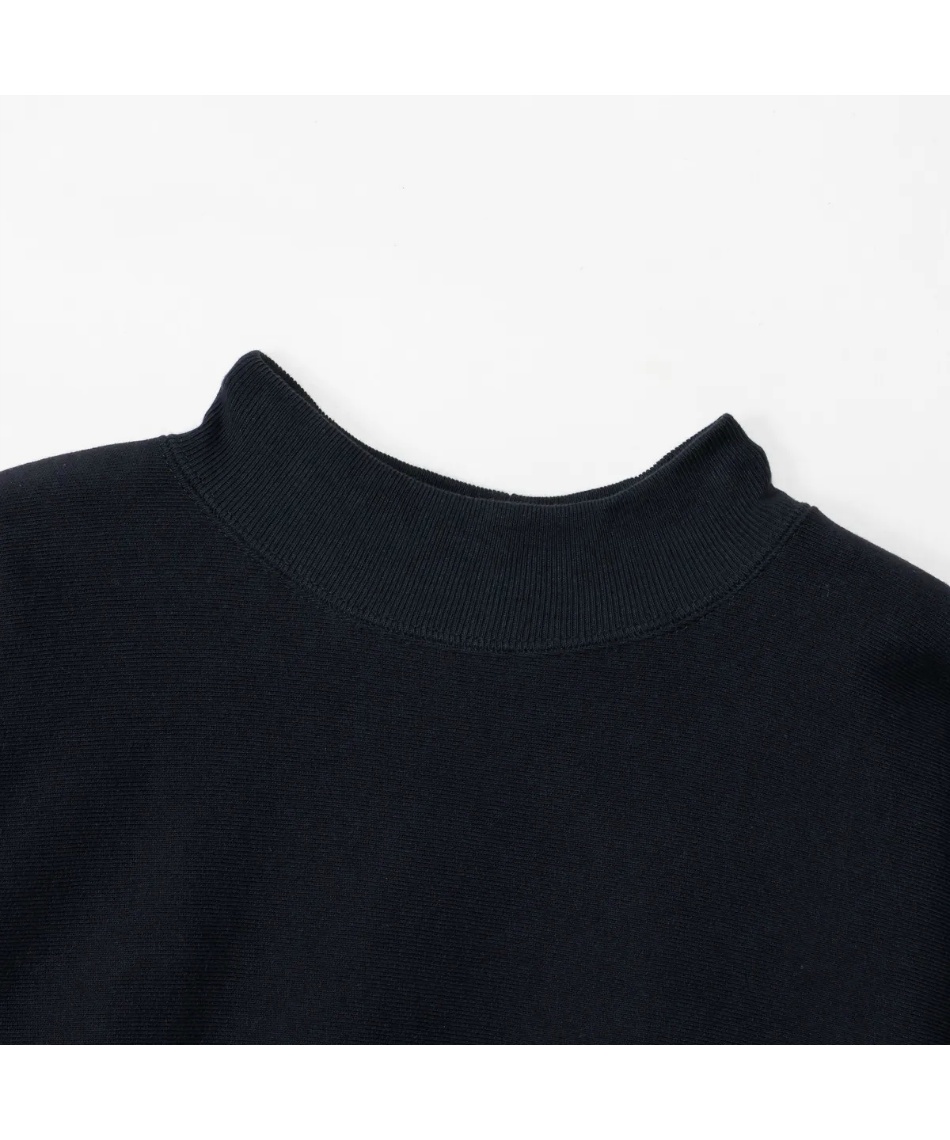 スウェットトレーナー リバースウィーブ モックネックスウェットシャツ