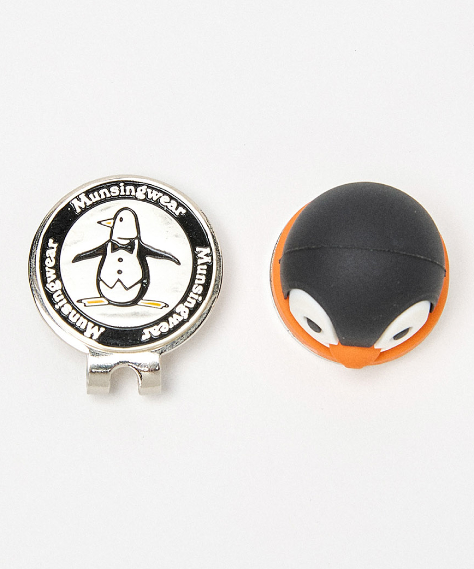 ping マッサージガン　非売品　ゴルフ マンシング(Munsingwear) ゴルフ マーカー 飛び出るペンギンの顔