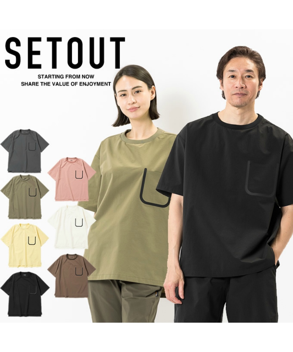 Tシャツ 半袖 ナチュラルテック 胸ポケSS T SO171136D12 | スポーツ