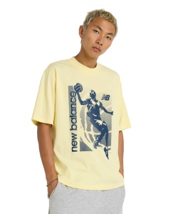 l|Cg54pt j[oX(new balance) oXPbg{[EFA Vc Hoops Graphic Vintage TShirt MT51605PRC Y PRC L