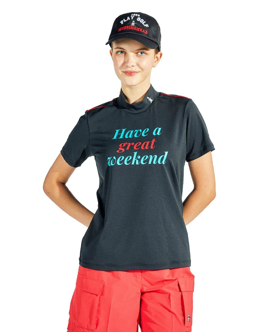 l|Cg99pt 23% OFF^SALE yz}VO(Munsingwear) StEFA Vc SEASON COLLECTION SUNSCREEN Xgb`xAVbNlbNVc MG5SHS51L fB[X BK00 L