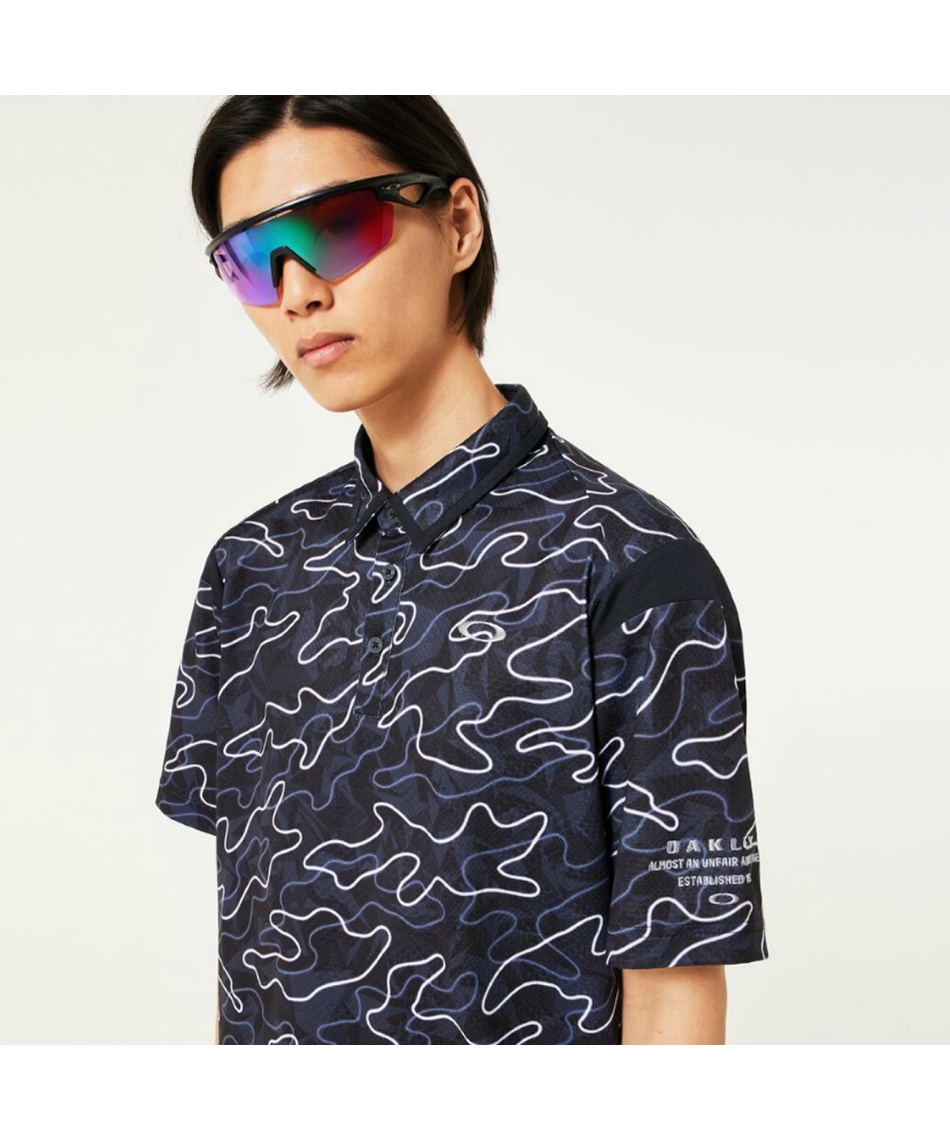 ゴルフウェア ポロシャツ 半袖グラフィック半袖ポロFOA407602