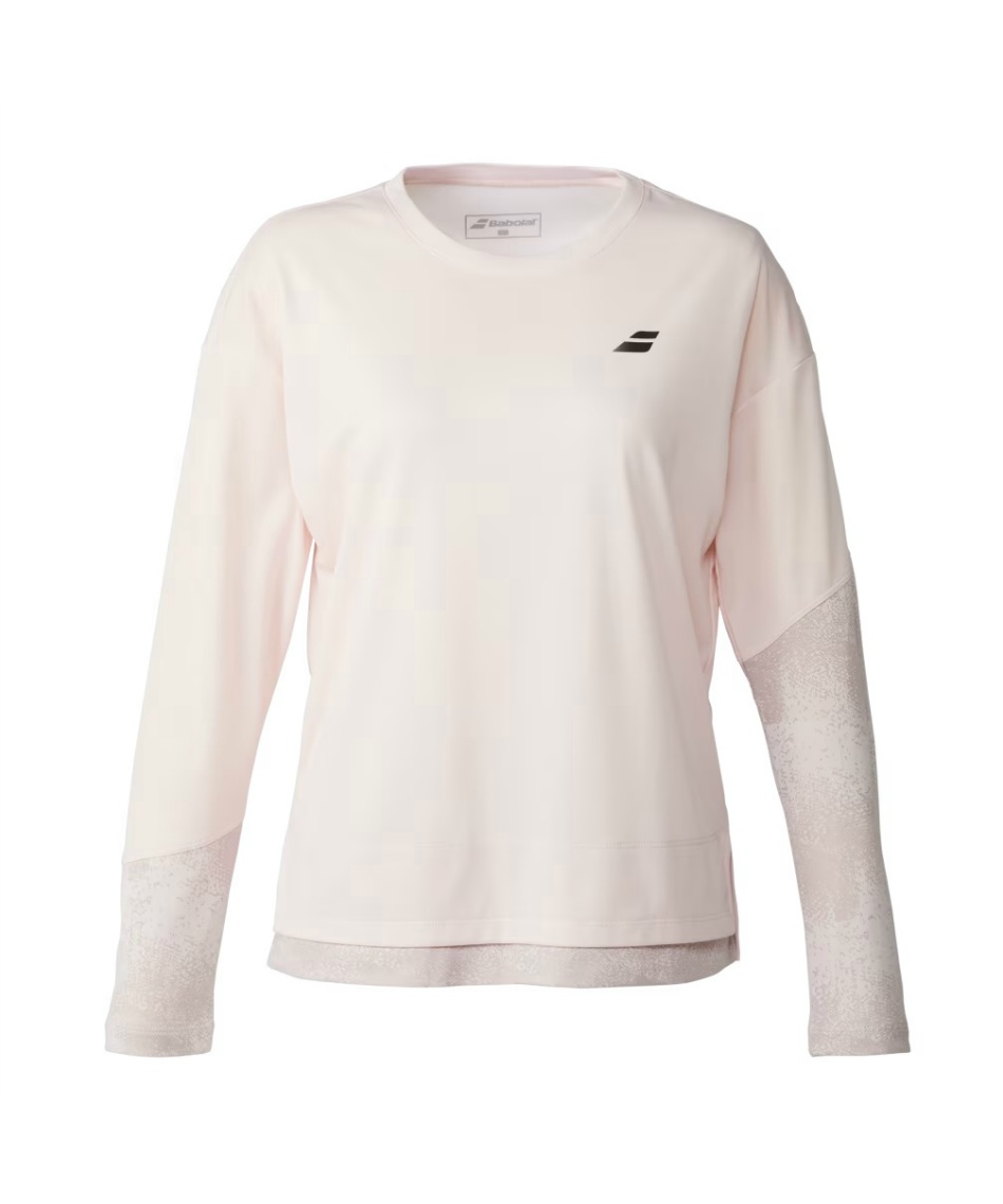 新作！バボラ長袖 Tシャツレディース（L） Babolat バボラ テニスウェア バドミントンウェア Tシャツ 長袖