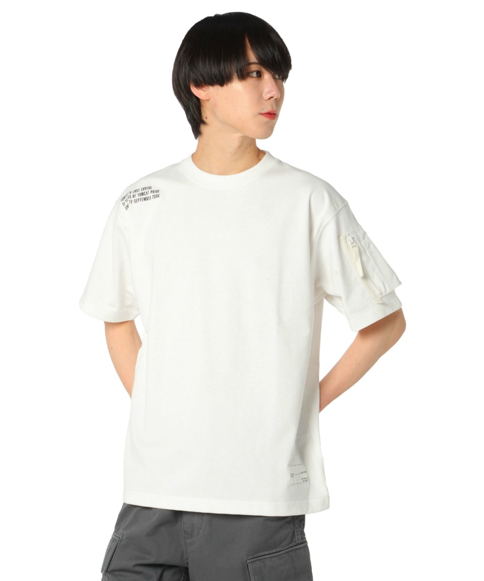 アビレックス(AVIREX) Tシャツ 半袖 メンズ S/S MIL. POCKET TEE II ミリタリー ポケット ティー 7835134015 【ご自宅配送限定】‥ アビレックス(AVIREX) Tシャツ 半袖 S/S MIL. POCKET TEE II