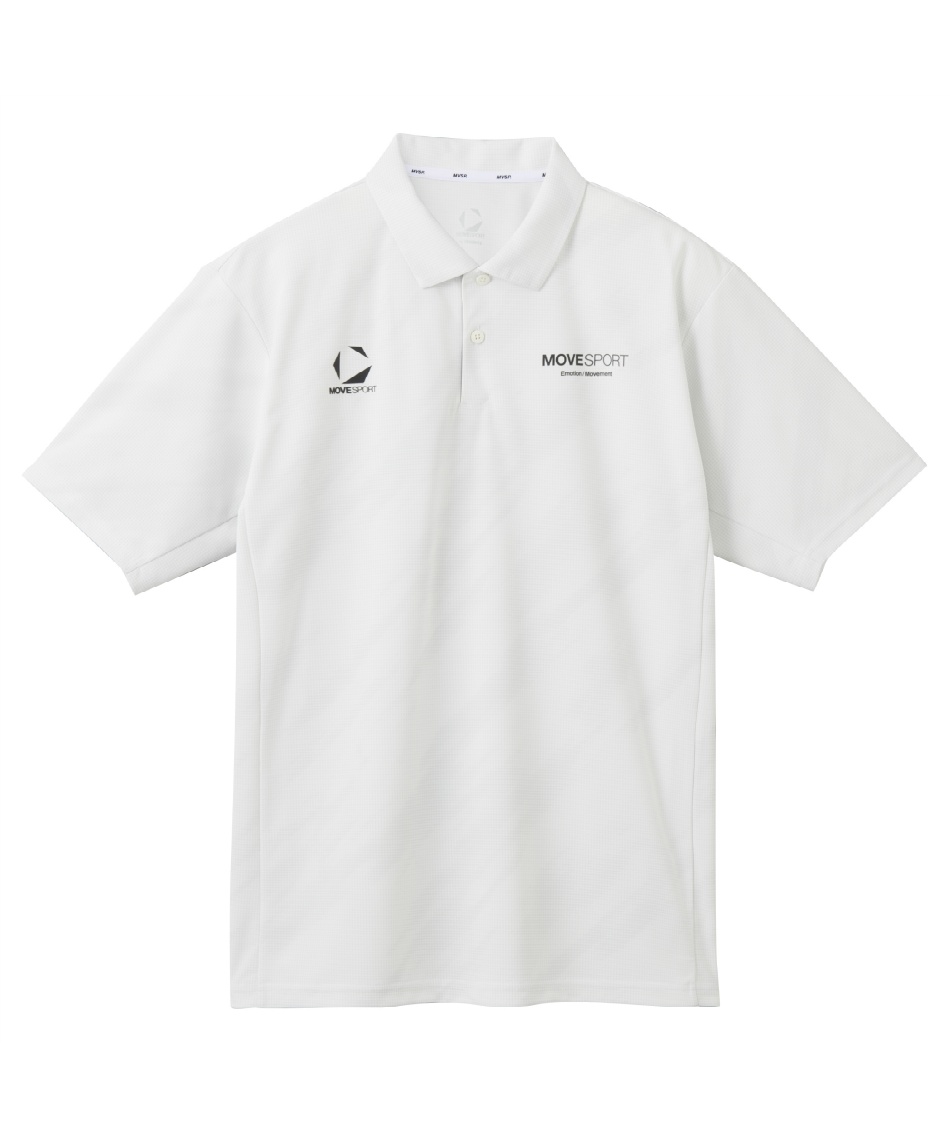 デサント(DESCENTE) ポロシャツ 半袖 SUNSCREENミニ鹿の子 総柄