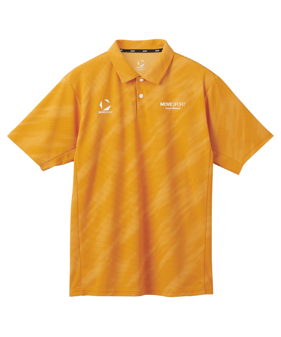 デサント(DESCENTE) ポロシャツ 半袖 SUNSCREENミニ鹿の子 総柄