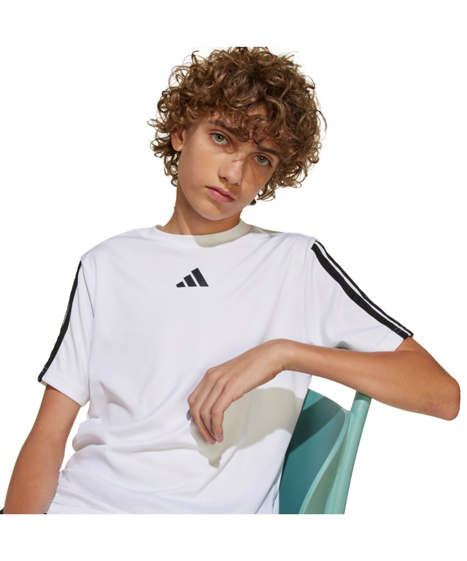 Tシャツ 半袖 トレイン エッセンシャルズ スリーストライプス 半袖T