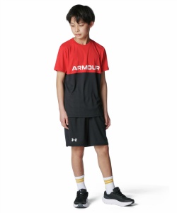 �l���|�C���g50pt �y���������z�A���_�[�A�[�}�[(UNDER ARMOUR) T�V���c ���� UA TECH COLOR BLOCK T-SHIRT �� SHORTS SET 6001343-600 �W���j�A 600 140