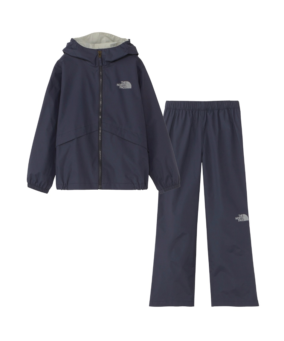 未使用　美品　ノースフェイス　キッズ　レインウェア　130上下　レインテックス THE NORTH FACE ザ・ノース・フェイス キッズ 防水ジャケット