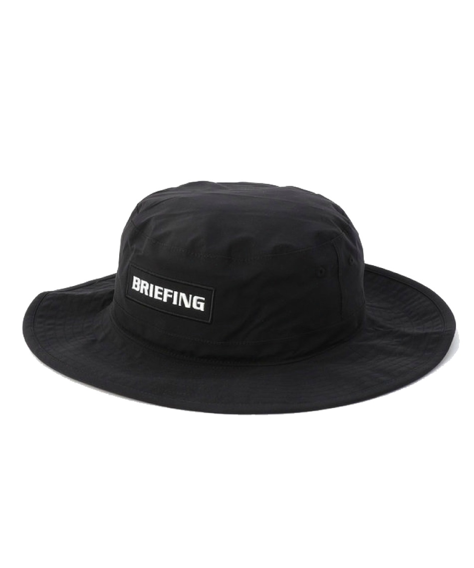 l|Cg100pt yzyN[|ΏۊOz u[tBO(BRIEFING) St nbg WATERPROOF WIDE HAT EH[^[v[tChnbg BRG251MA3 y2025Ntăfz Y 010BLACK FREE