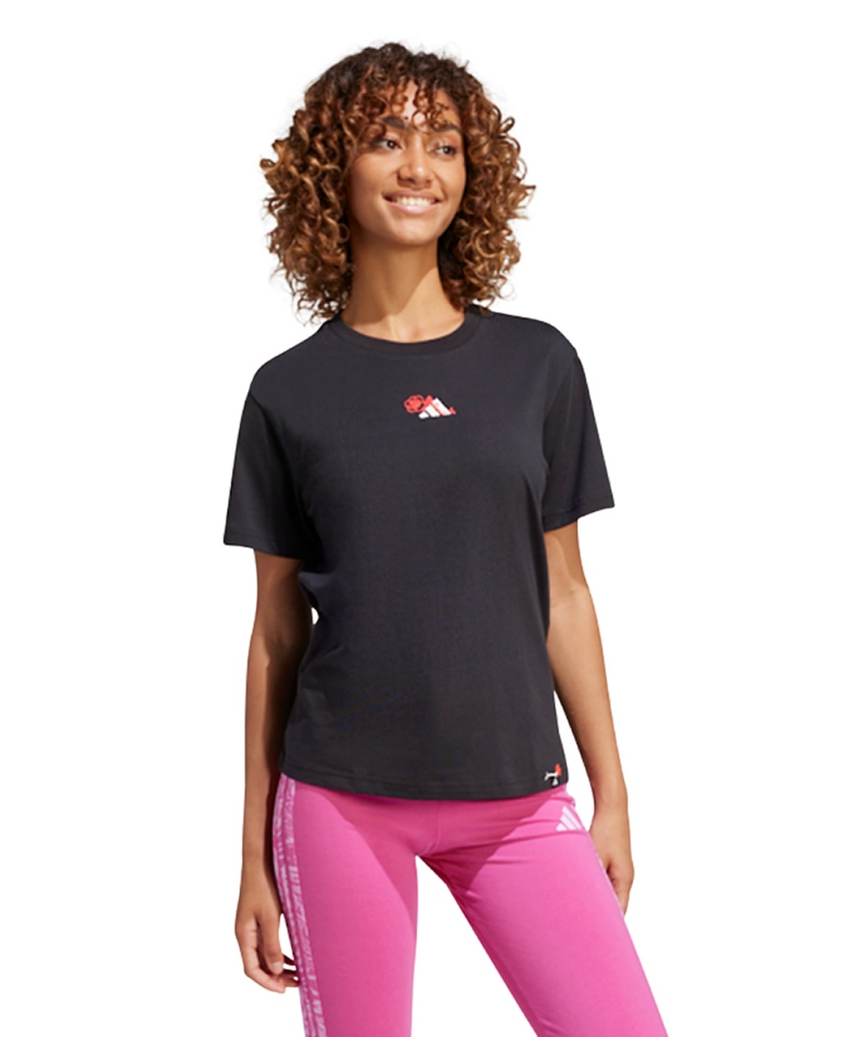 アディダス(adidas) Tシャツ 半袖 ラウンジ ミニ グラフィック半袖T