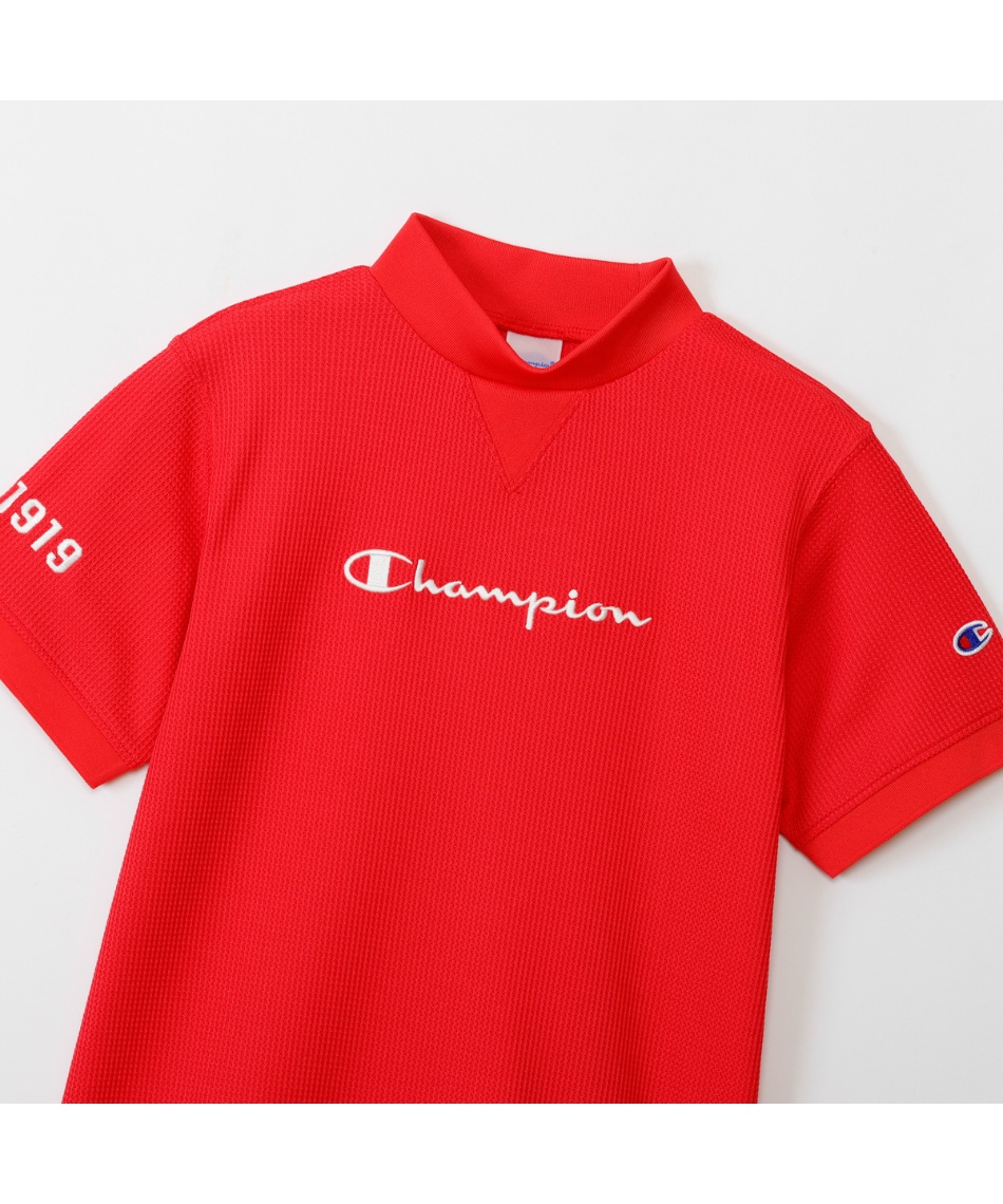 チャンピオン(Champion) ゴルフウェア 半袖シャツ MOCK NECK