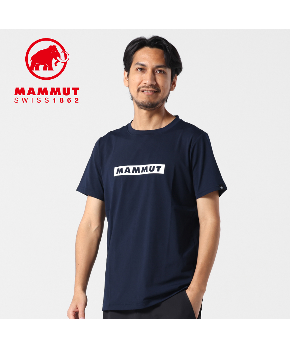 半袖 QD ロゴ プリント Tシャツ アジアンフィット 1017-02012-50628