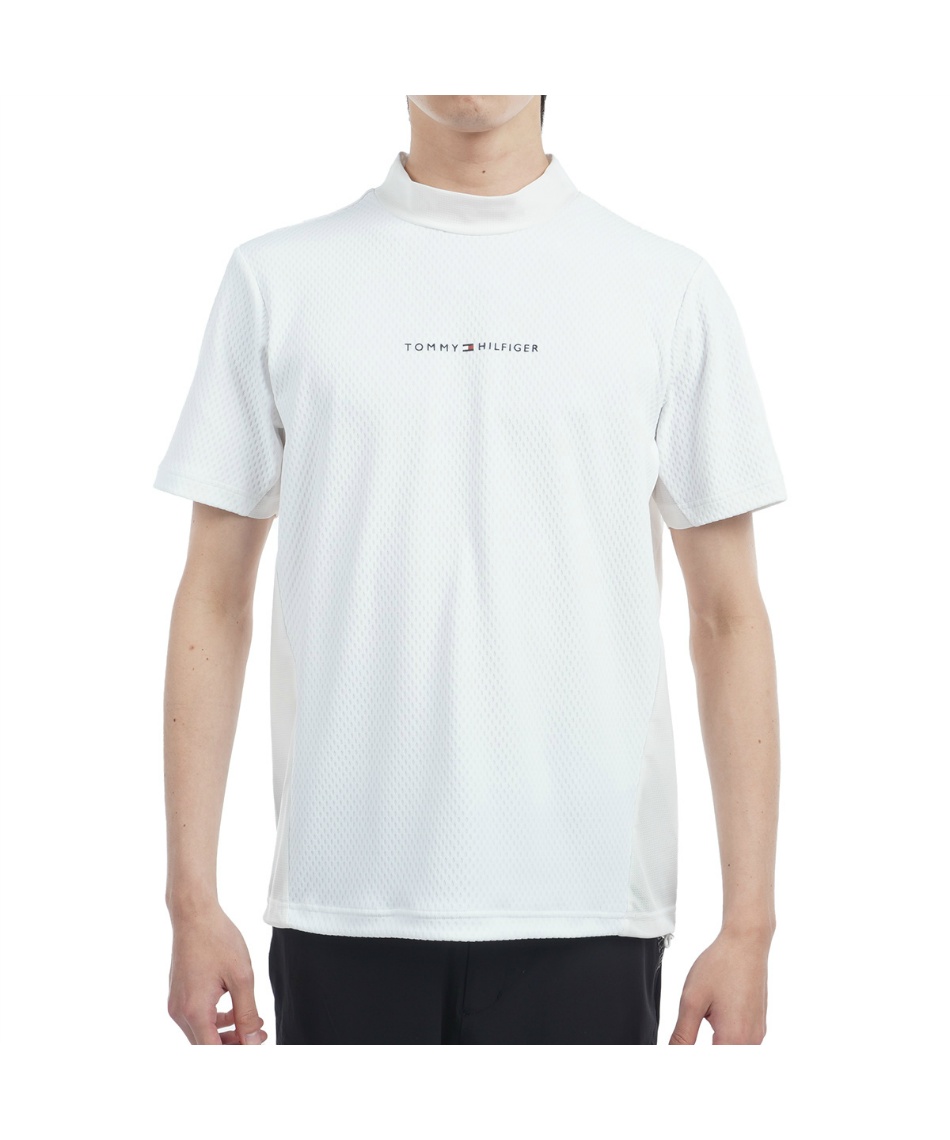 トミーヒルフィガーゴルフ 半袖 モックネック ウェア ラベンダー LLサイズ トミーヒルフィガーゴルフ(TOMMY HILFIGER GOLF) モックネック