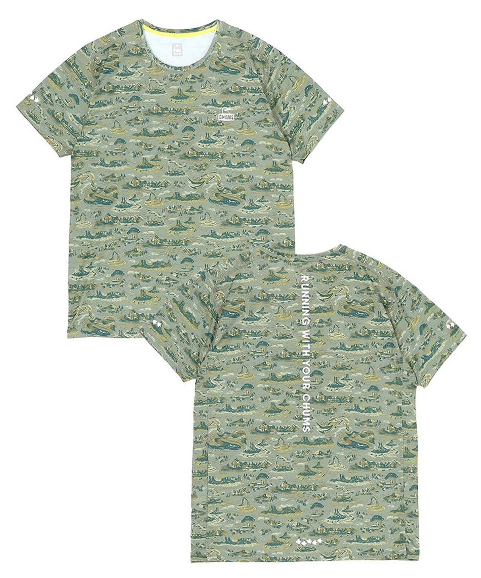 l|Cg66pt 8% OFF^SALE yz`X(CHUMS) jOEFA TVc  jOI[p^[TVc CH01-2498 Y MtDCamo XL