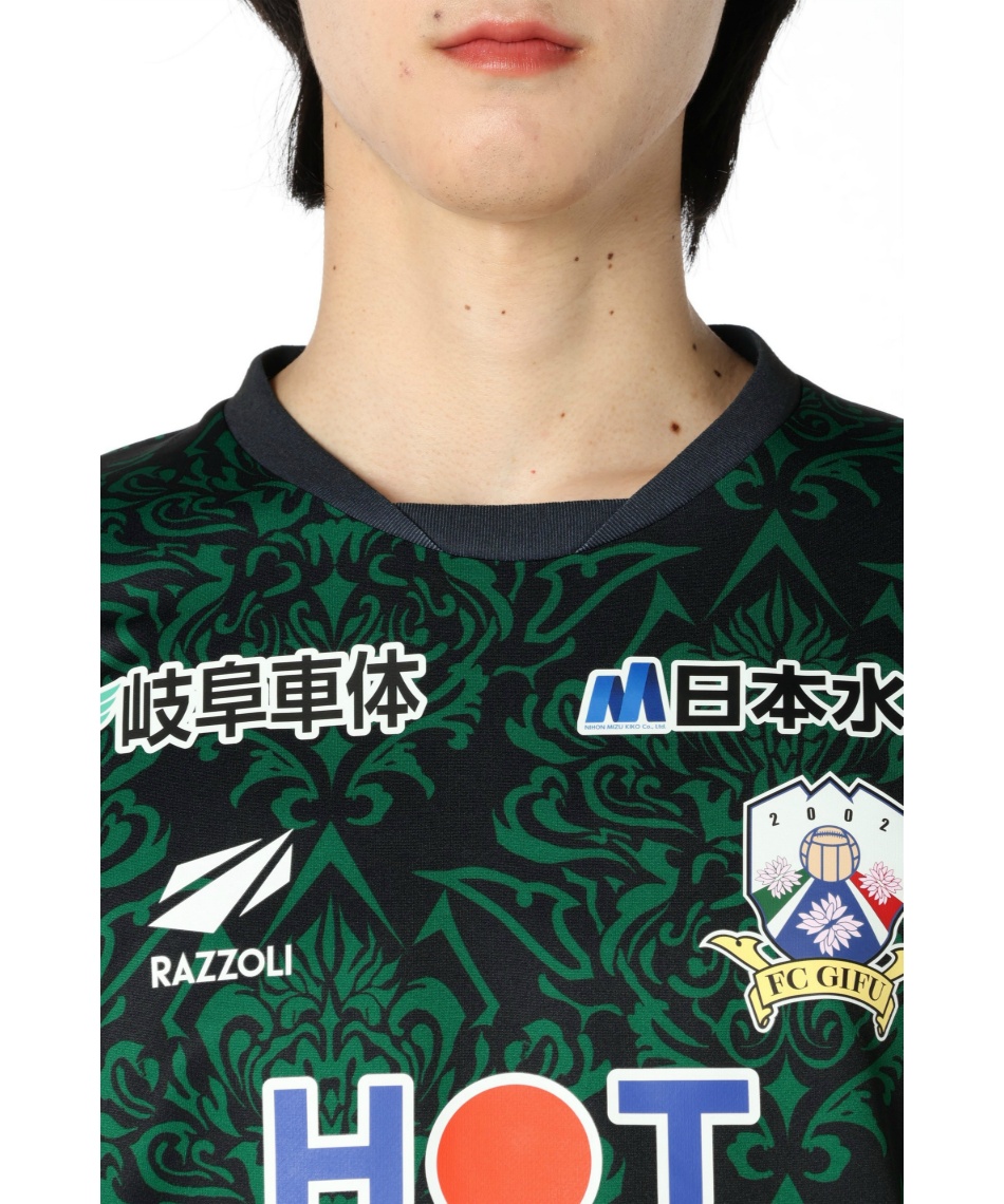 返品対象】 FC岐阜 サッカーウェア レプリカシャツ 1stオーセンテック