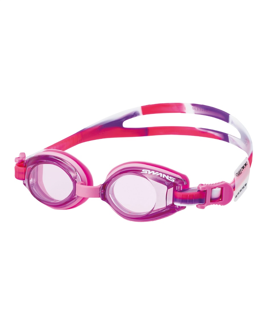 使用1回】SWANS フォトクロミックゴーグル 花柄ストラップ