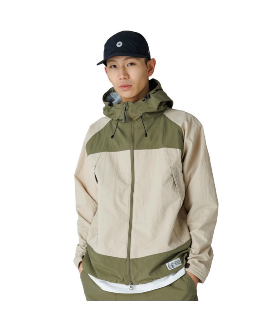 リンク様　 MUTA MARINE フード付きジャケット ベージュ/カーキ MAVERICK-CFT / カーキ