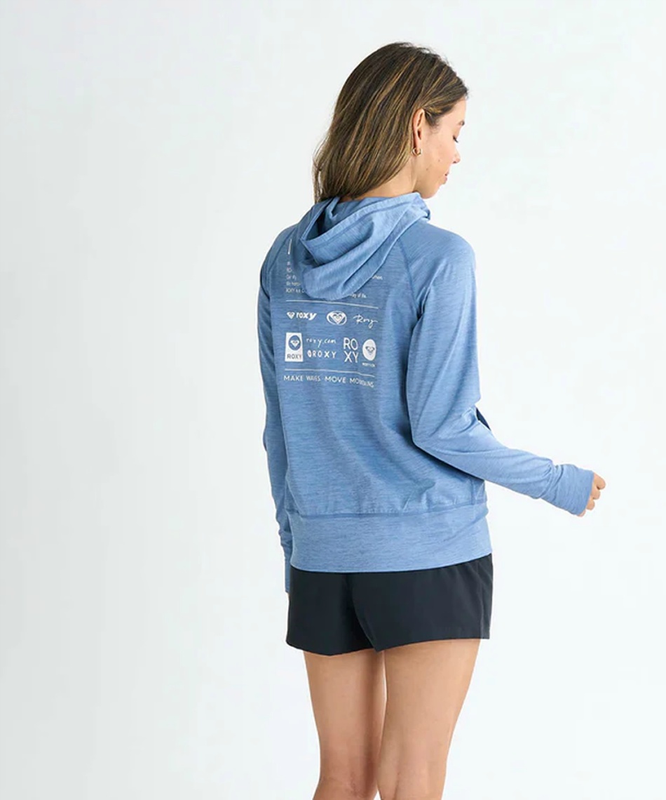 ラッシュガード 長袖 HISTORICAL LOGO HOODIE ウィメンズ ラッシュ