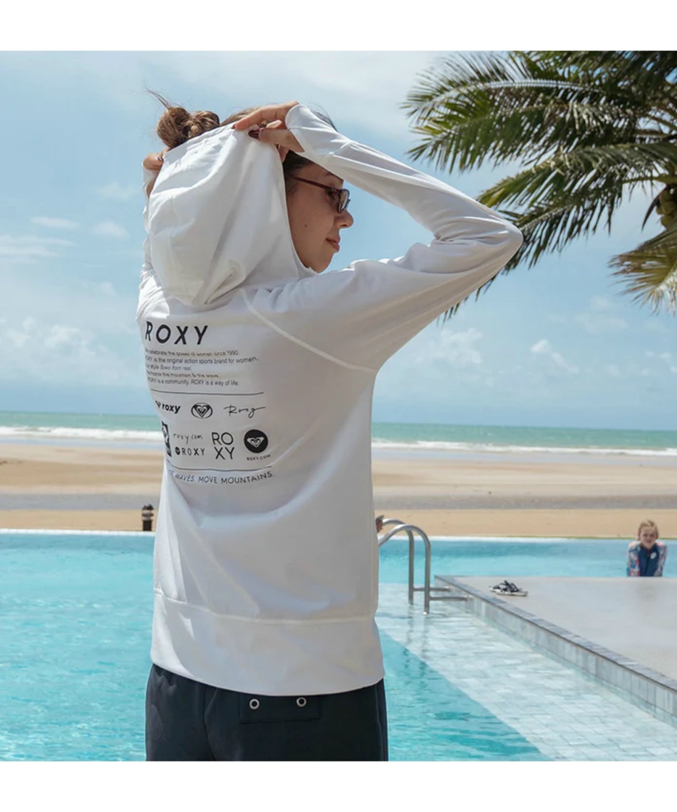 hys様限定 ラッシュガード 長袖 HISTORICAL LOGO HOODIE ウィメンズ