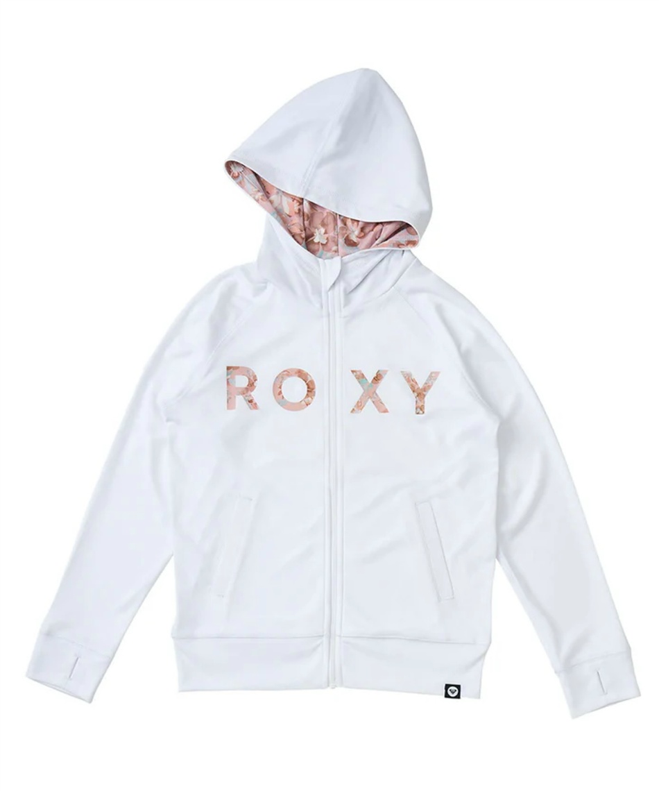 l|Cg46pt 30% OFF^SALE LV[(ROXY) bVK[h  MINI ARTSY FLORAL LOGO PARKA LbY bVK[h TLY251105 yKiz WjA WHT 140