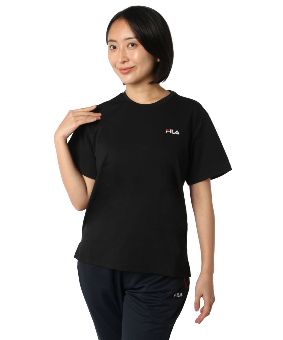 フィラ(FILA) Tシャツ 半袖 ワンポイントロゴ 半袖機能Tシャツ