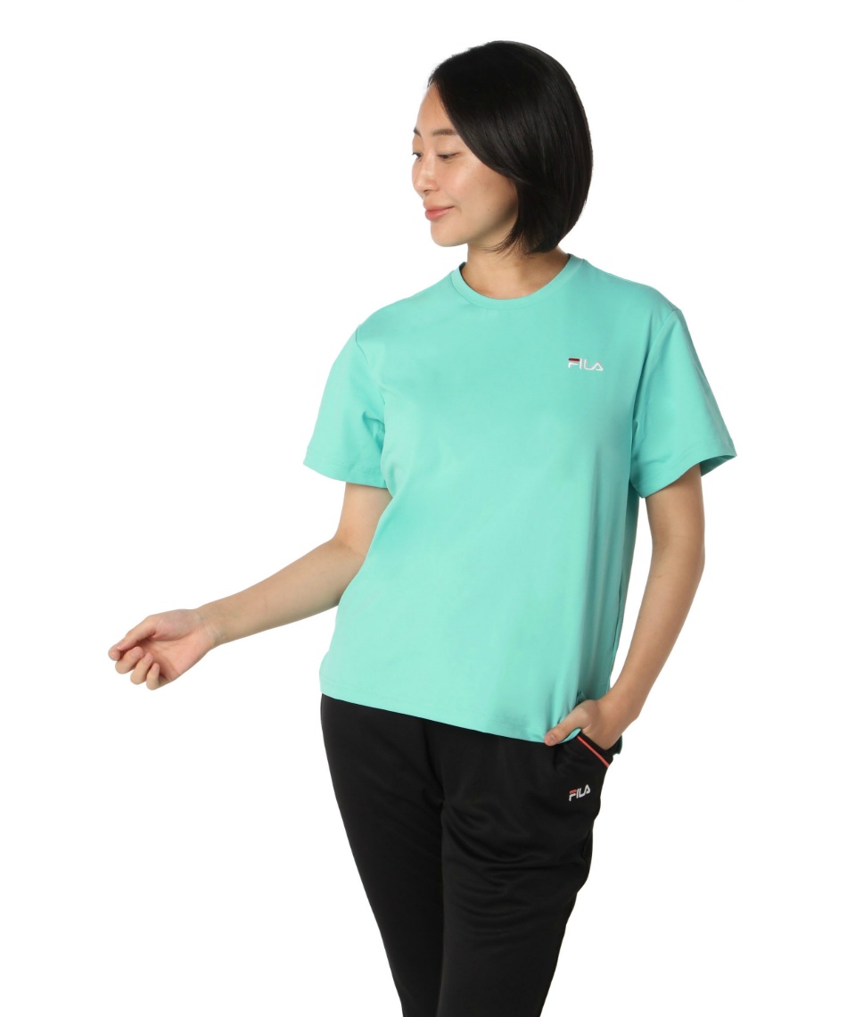 フィラ(FILA) Tシャツ 半袖 ワンポイントロゴ 半袖機能Tシャツ