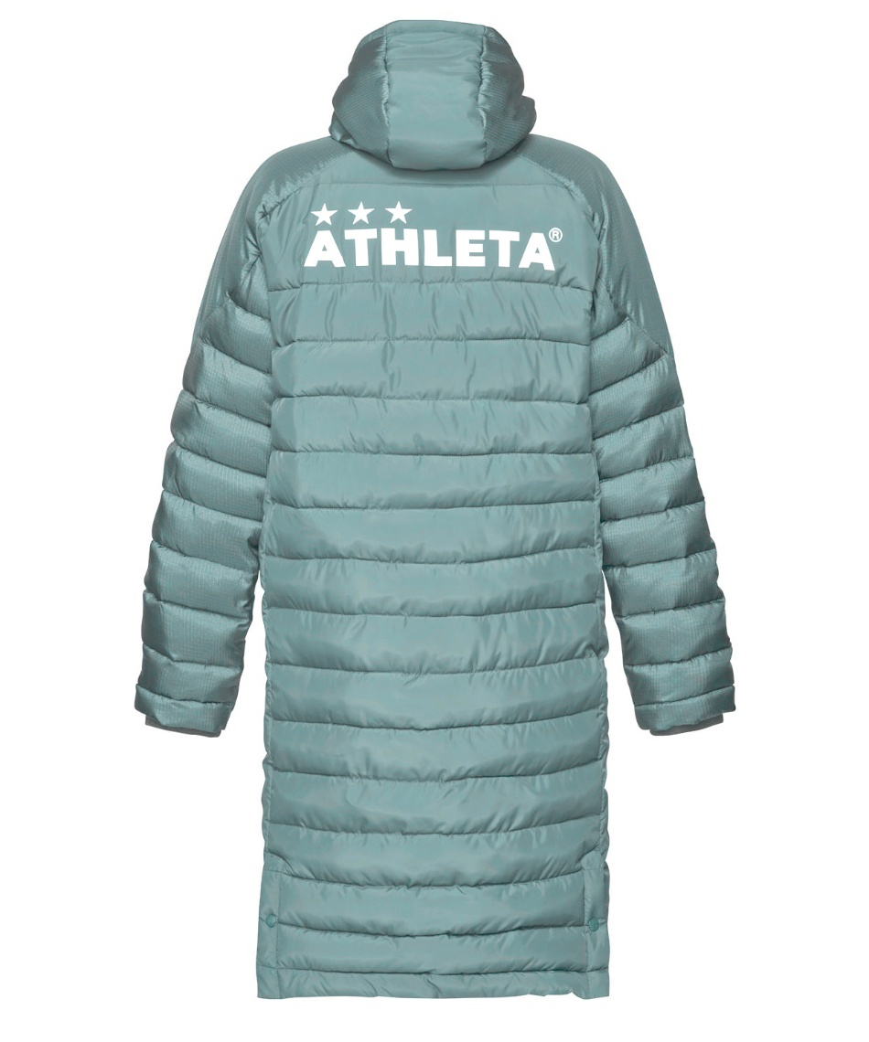 ATHLETA 厚手ベンチコート　サッカーボール絵柄 ATHLETA 厚手ベンチコート サッカーボール絵柄 ATHLETA 厚手ベンチ