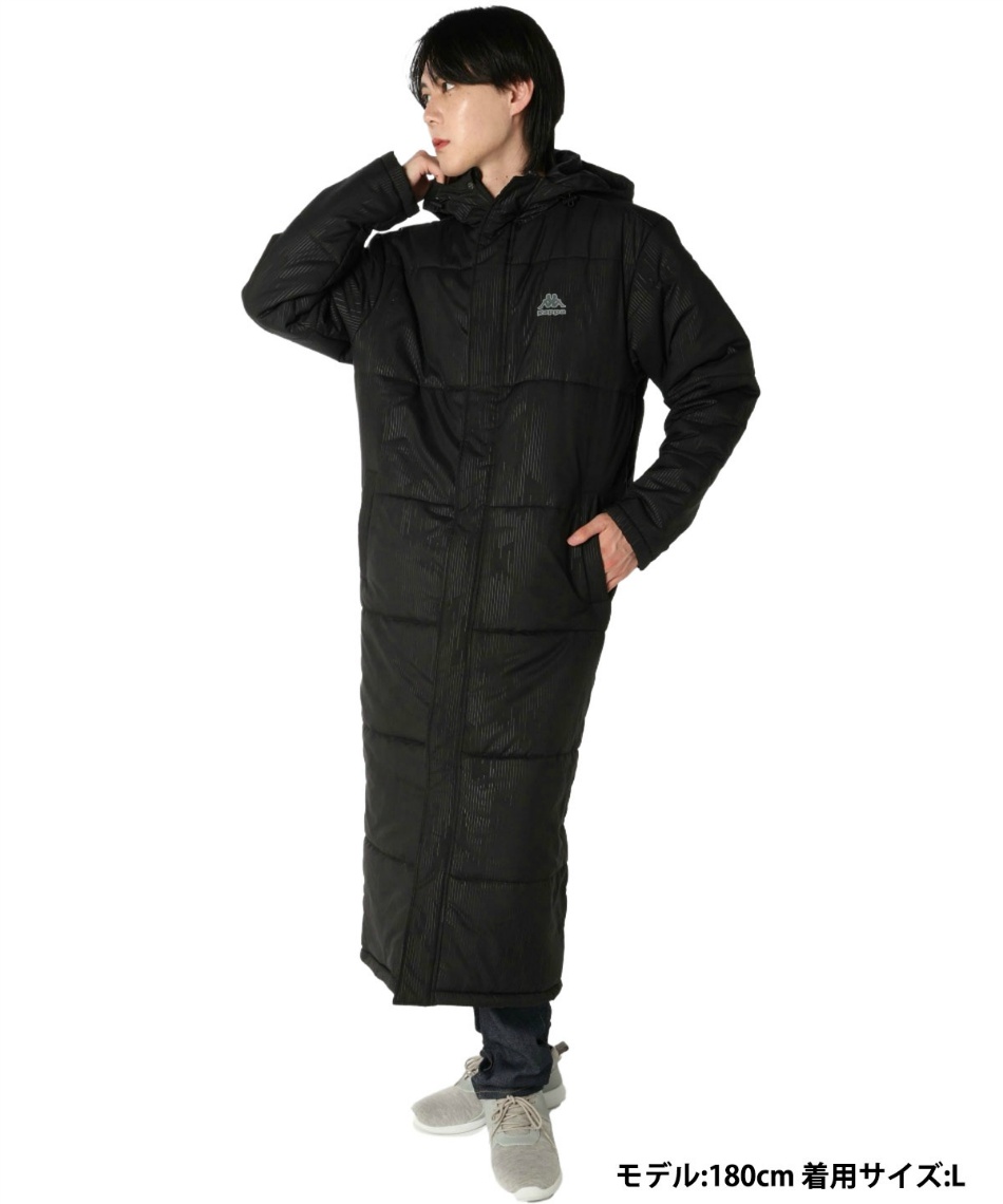 2月28日まで30％OFFクーポン配布中】ロングコート 中綿ベンチコート